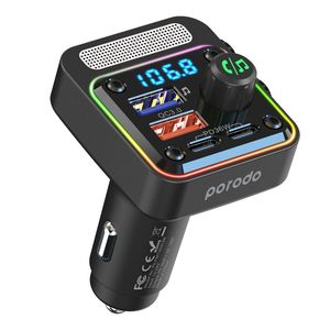شارژر فندکی 36 وات ۴ پورت پرودو مدل PD-FMT36W-BK