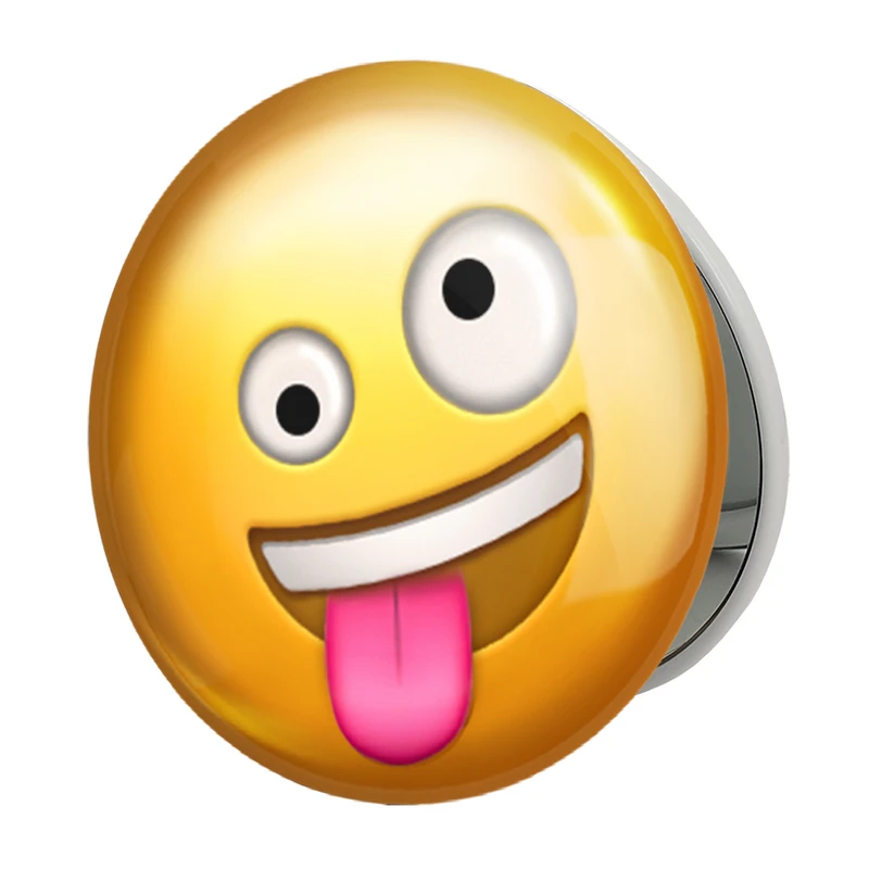 آینه جیبی خندالو طرح ایموجی مدل تاشو کد 24695 