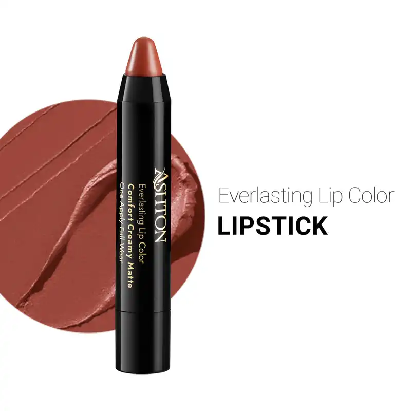 رژ لب مدادی اشتون مدل مات مخملی شماره CM10