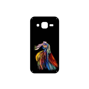 MAHOOT Rainbow Hair Digital Art Cover Sticker for Samsung Galaxy Core Prime