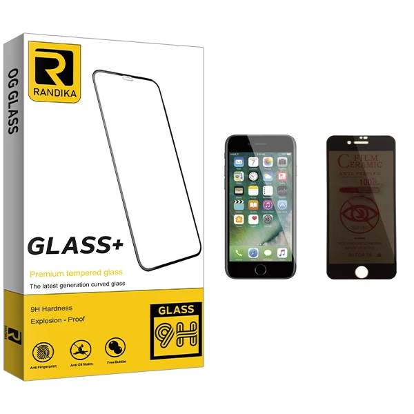 محافظ صفحه نمایش حریم شخصی راندیکا مدل GLD مناسب برای گوشی موبایل اپل iPhone 7