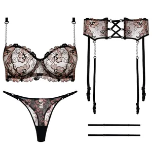 ست شورت و سوتین زنانه برتا مدل فنردار کد 5105-4040-B