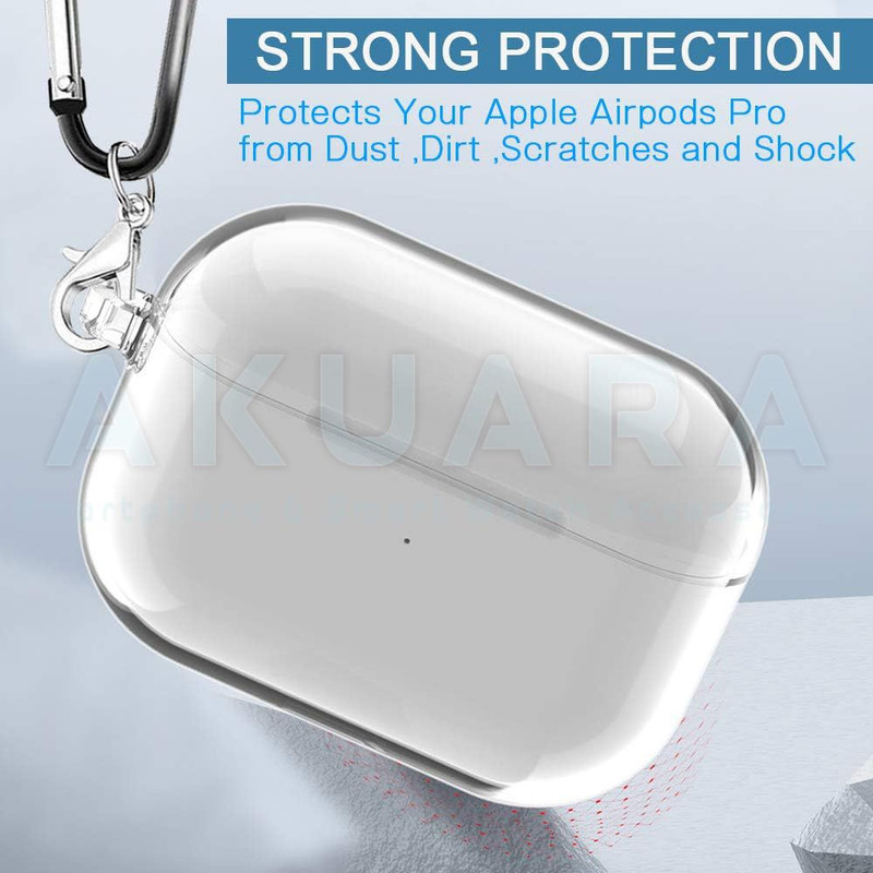 کاور آکوآرا مدل Clear مناسب برای کیس هدفون بی سیم اپل Airpods PRO / PRO2