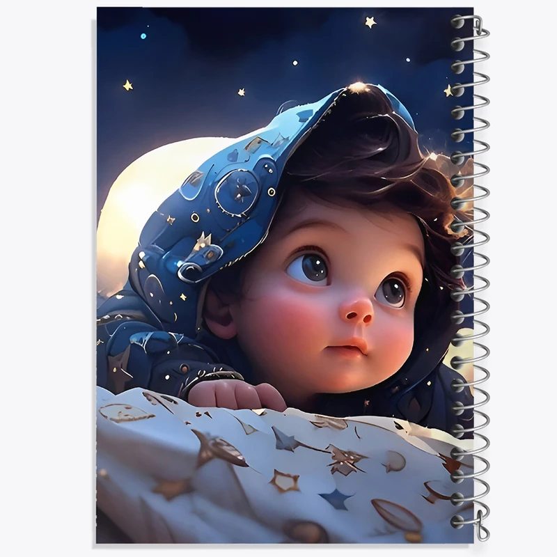 دفتر مشق 100 برگ خندالو طرح کودکانه کیوت کد F7866