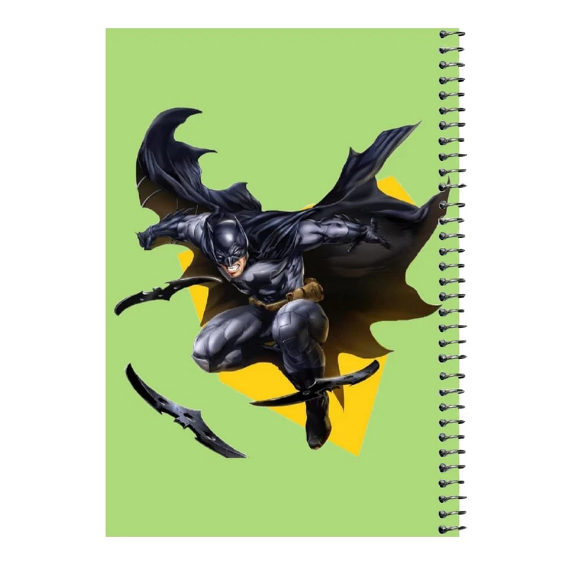 دفتر مشق 80 برگ اس جی مدل بتمن کد ۱    