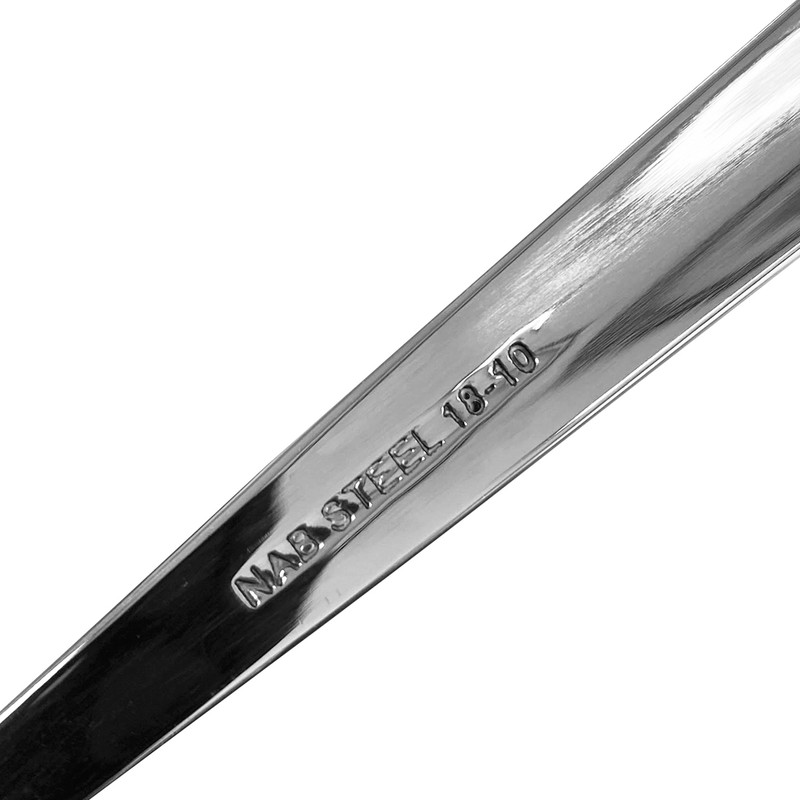 قاشق بستنی خوری ناب استیل مدل فلورانس مات ساتین بسته 6 عددی