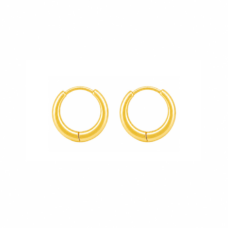 گوشواره کلیپسی طلا 18 عیار زنانه مان گالری مدل روکو کد EA01-0029700 - 3