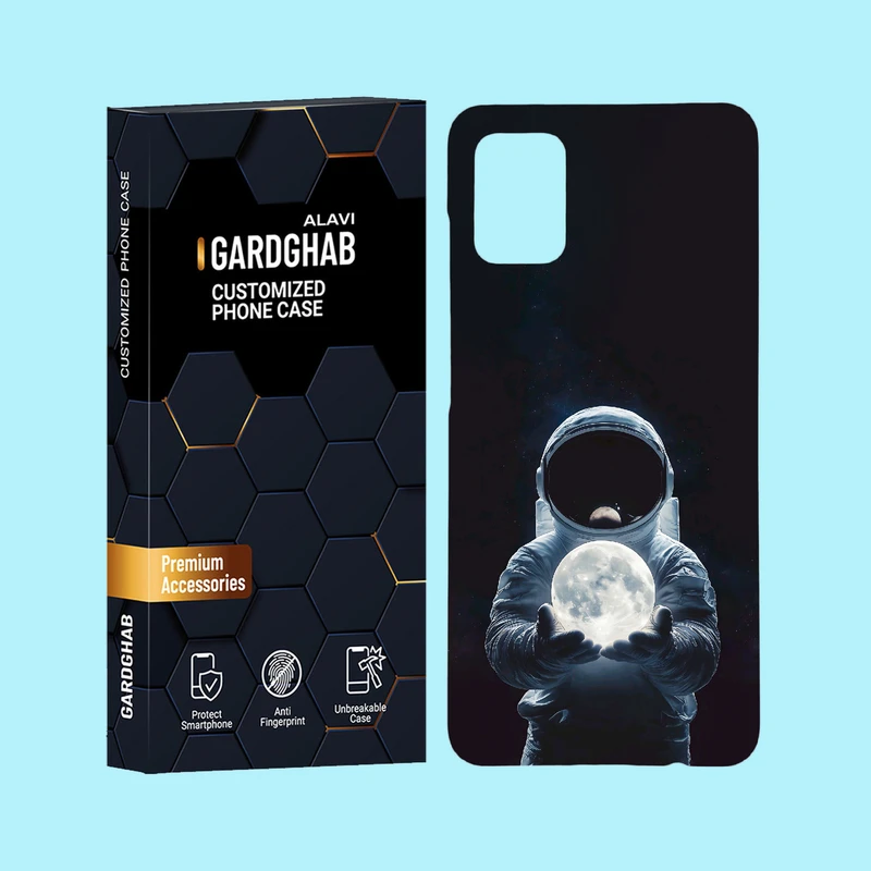 کاور گارد قاب علوی مدل فضانورد مناسب برای گوشی موبایل سامسونگ Galaxy A51 4G