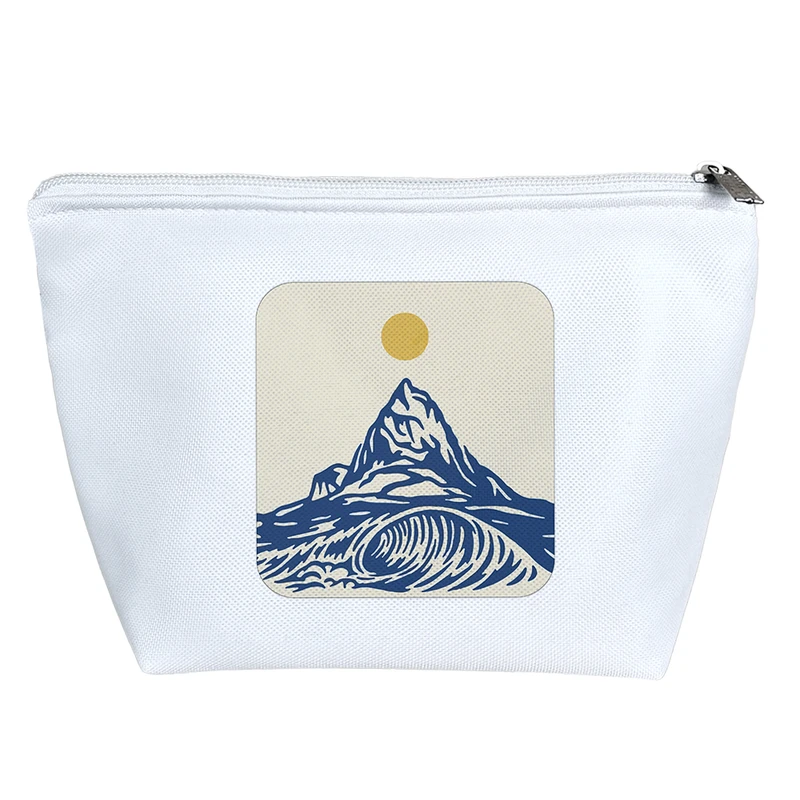 کیف لوازم آرایش دخترانه خندالو مدل کوه و دریا کد 8741