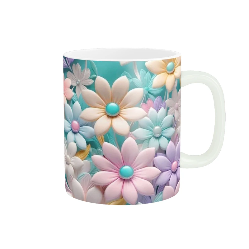 ماگ پاد آفرین طرح گل کد 3725