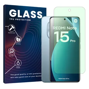 Glass Eye Care model anti green screen protector suitable for Xiaomi Redmi Note 15 Pro 4G Mobile phone