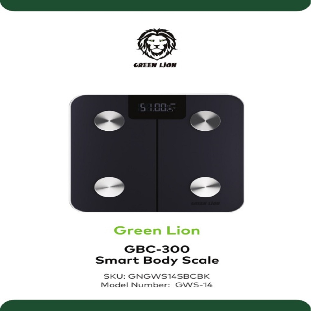 ترازو هوشمند گرین لاین مدل GBC-300 با دقت 50 گرم