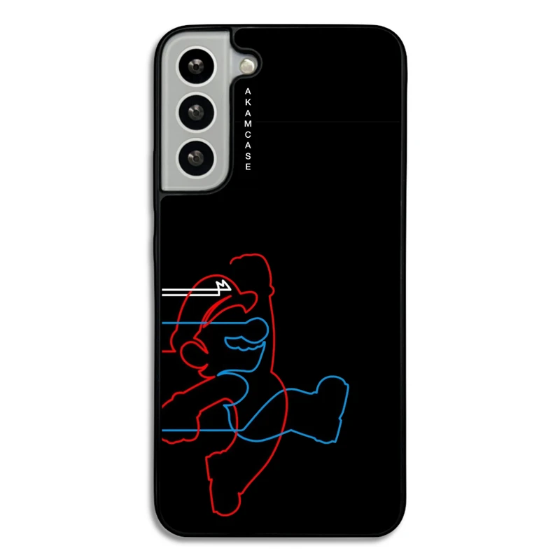 کاور آکام مدل AMC-WSGS22P-SUPER MARIO14 مناسب برای گوشی موبایل سامسونگ Galaxy S22 Plus