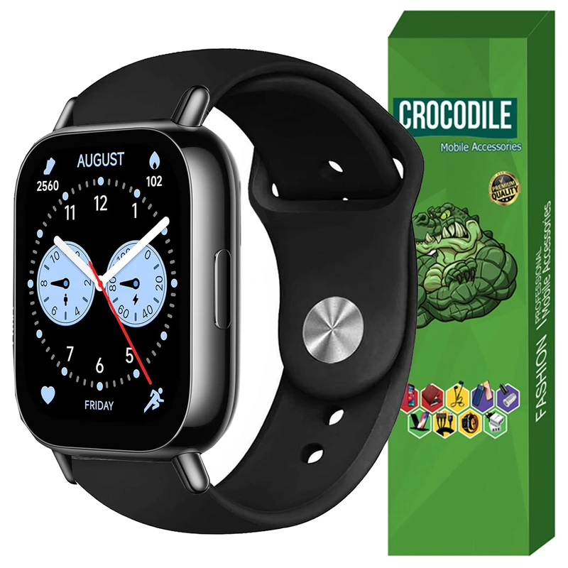 بند کروکودیل مدل Silicone مناسب برای ساعت هوشمند شیائومی Redmi Watch 5 Lite 22MM