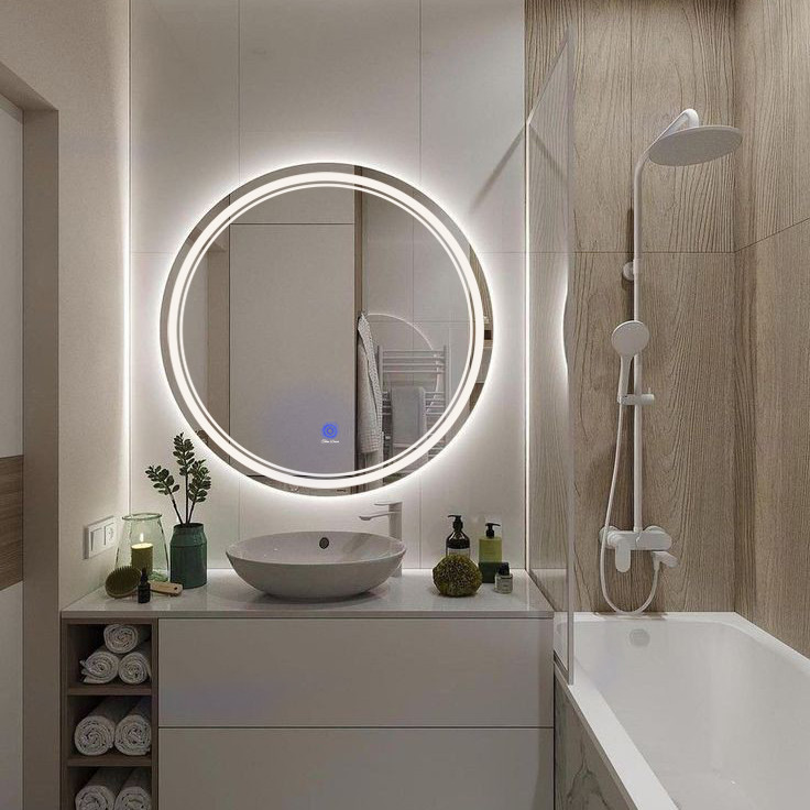 آینه سرویس بهداشتی تارادکور مدل لمسی کد tc144