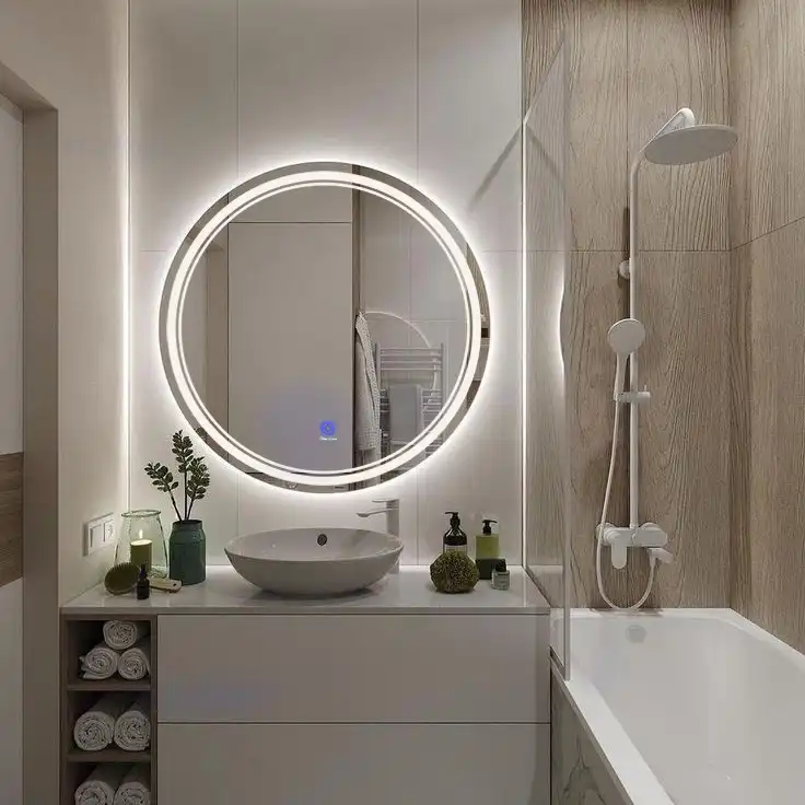 آینه سرویس بهداشتی تارا دکور مدل لمسی ضدبخار کد tc144