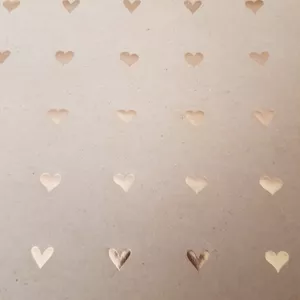 کاغذ کادو مدل قلب کرافت