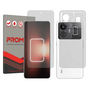 Promate Resistant model matte Screen protector suitable for Realme GT3 mobile phone along with the phone back protector