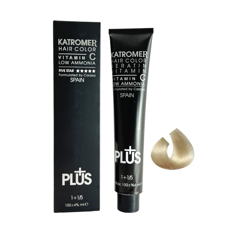 رنگ مو کاترومر شماره 12.10 حجم 100 میلی لیتر رنگ استخوانی رویال