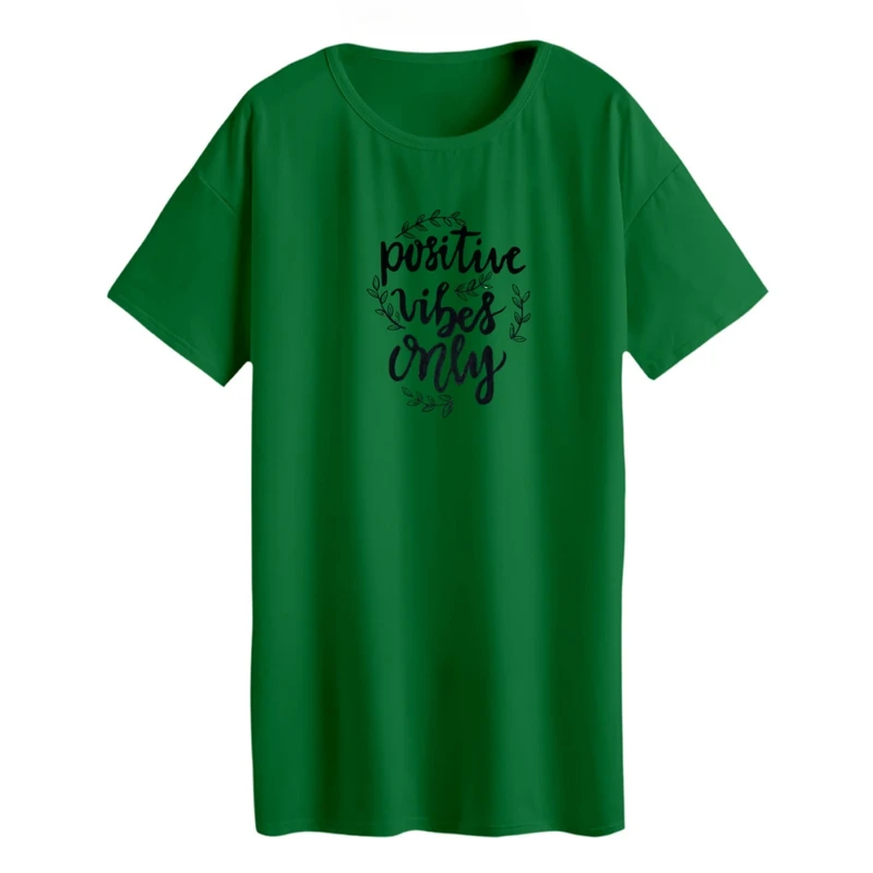 تی شرت لانگ آستین کوتاه زنانه مدل تکست مینیمال کد 02