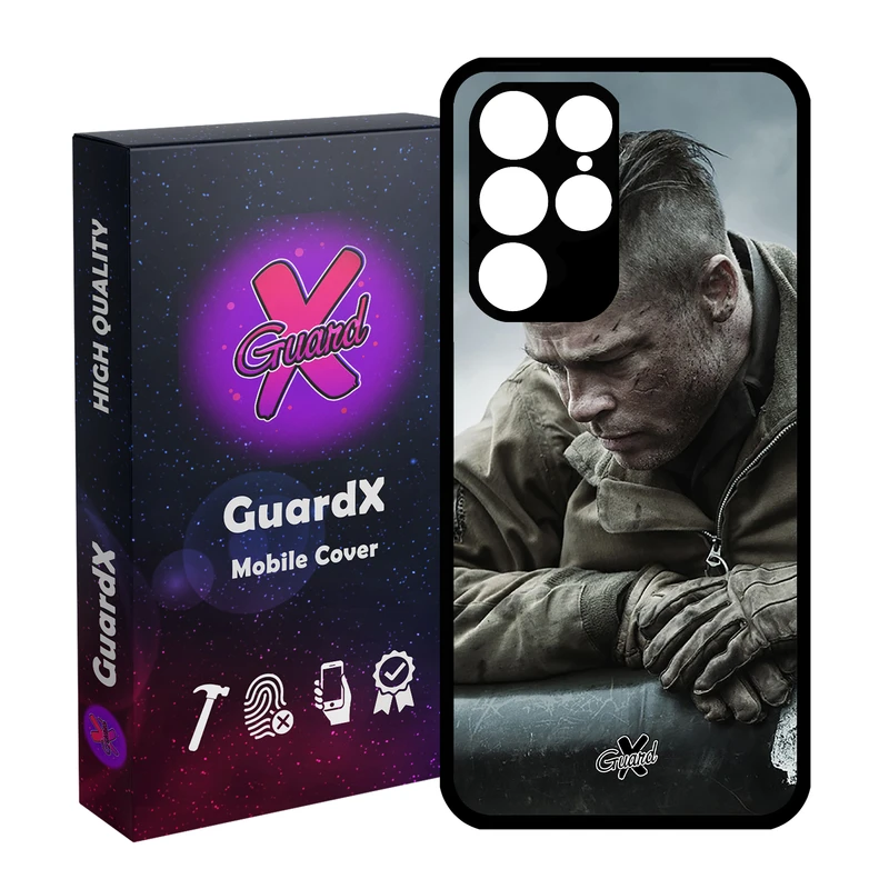 کاور گارد ایکس طرح Brad Pitt مدل Glass10134 مناسب برای گوشی موبایل سامسونگ Galaxy S22 Ultra