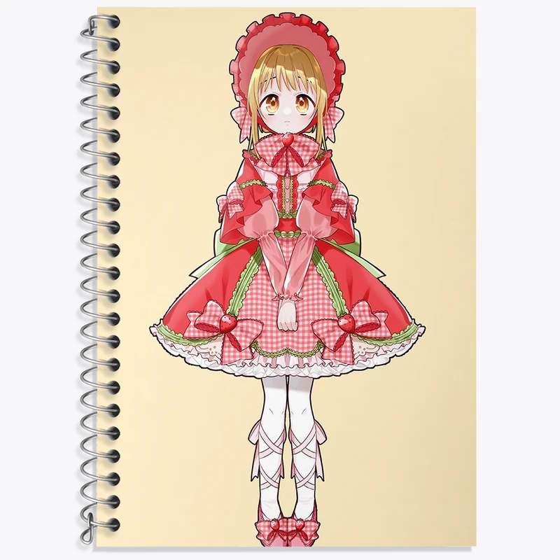 دفتر لغت 50 برگ خندالو طرح کیسا انیمه سبد میوه کد 33979