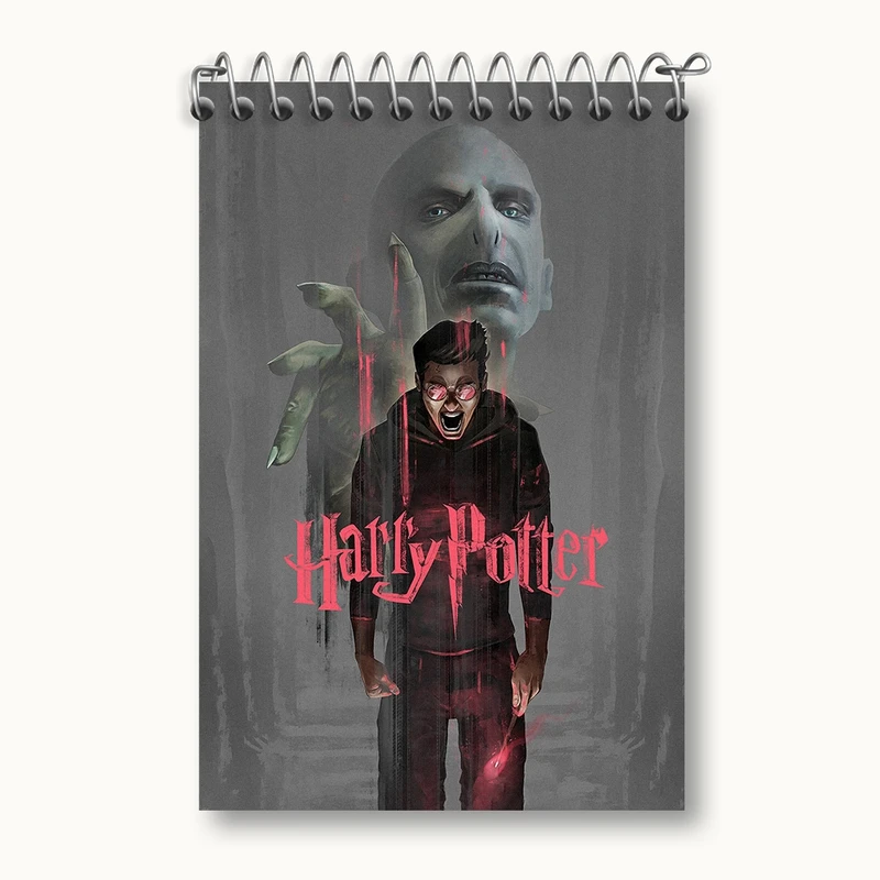 دفتر یادداشت 50 برگ خندالو مدل هری پاتر (Harry Potter) کد F116