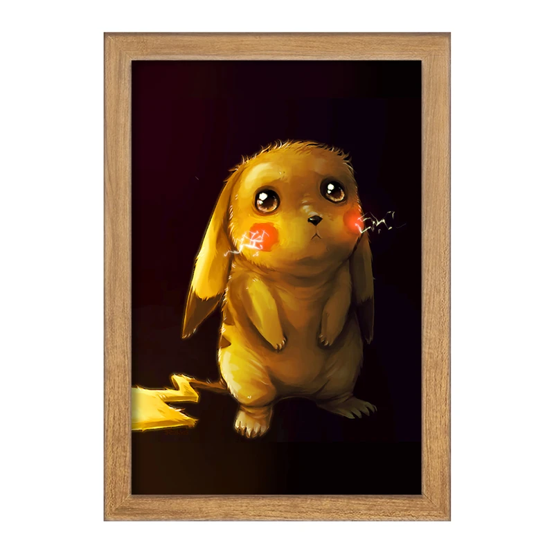 تابلو خندالو مدل پیکاچو انیمه پوکمون  کد 17332