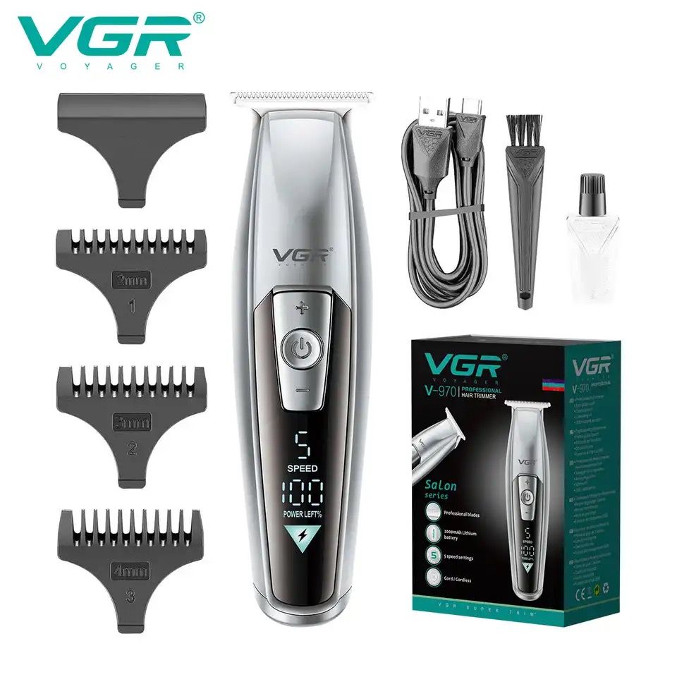 ماشین اصلاح موی سر و صورت وی جی ار مدل V-970 -  - 6