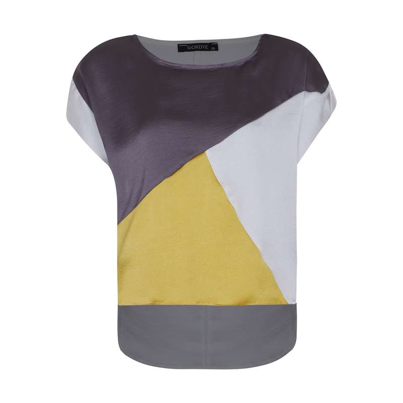 بلوز زنانه گردیه مدل 304253-yellow white