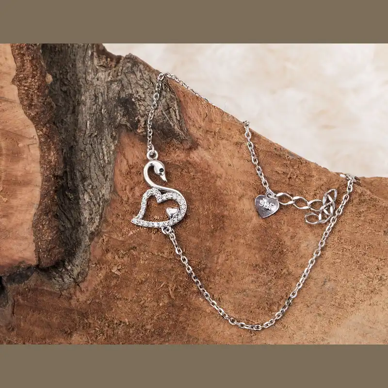 دستبند نقره زنانه مدل GTA-660