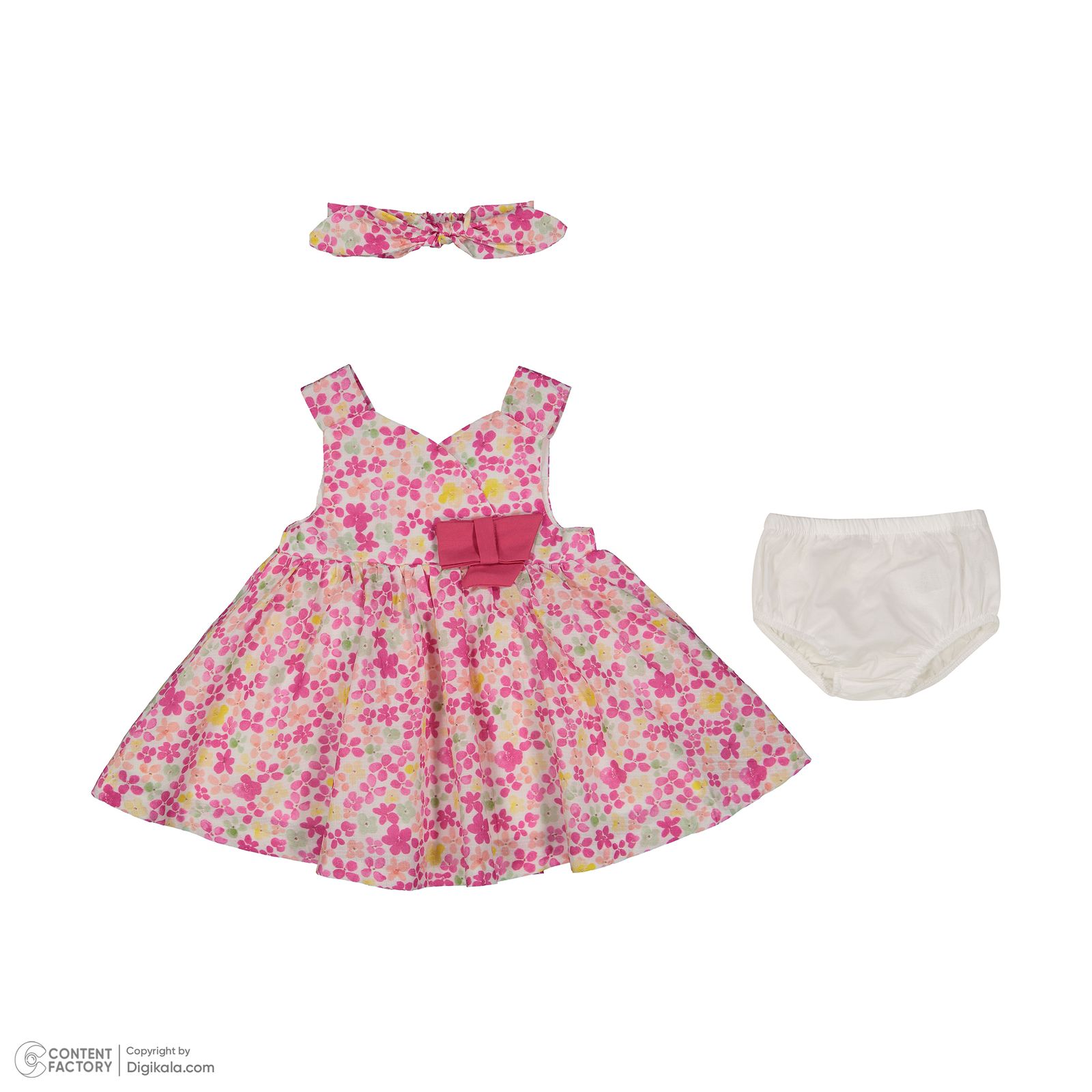ست 3 تکه لباس نوزادی دخترانه ایندیگو مدل 140211111 -  - 2