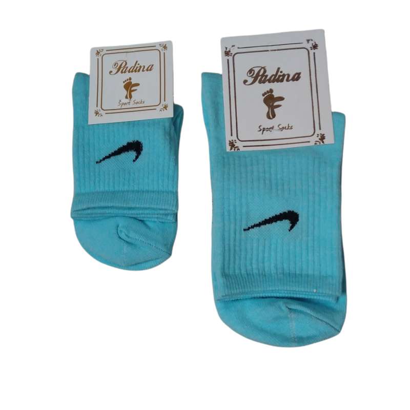 جوراب دخترانه مدل مادر و کودک بسته 2 عددی