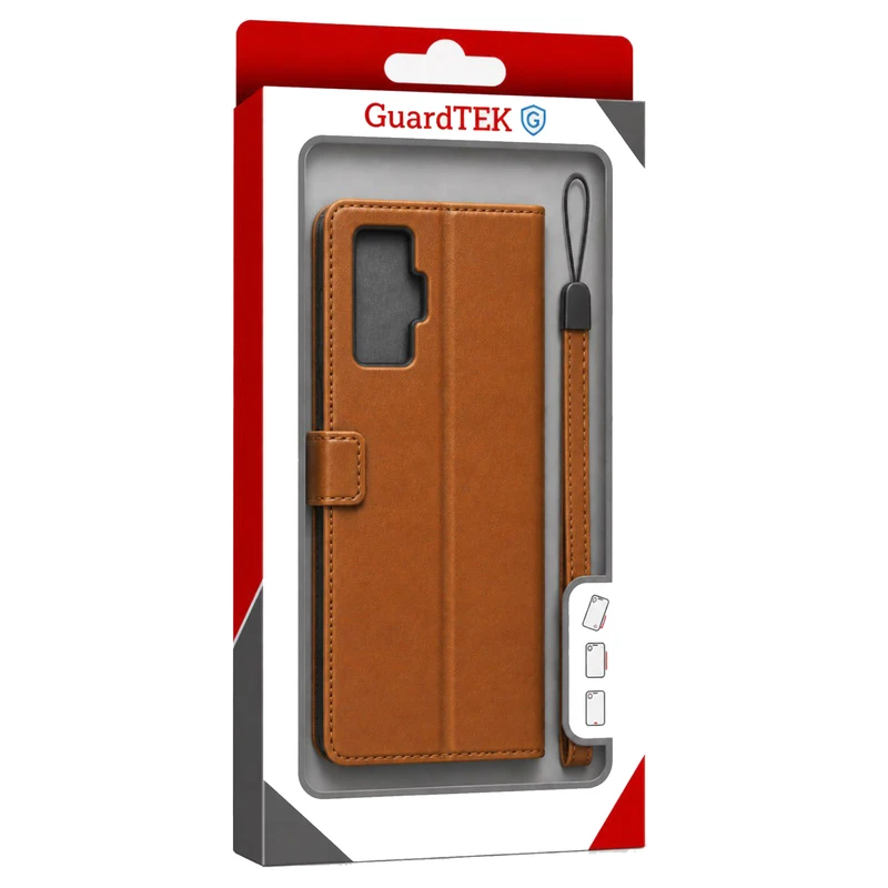 کیف کلاسوری گاردتک مدل Flip cover strap مناسب برای گوشی موبایل شیائومی POCO F4 GT به همراه بند