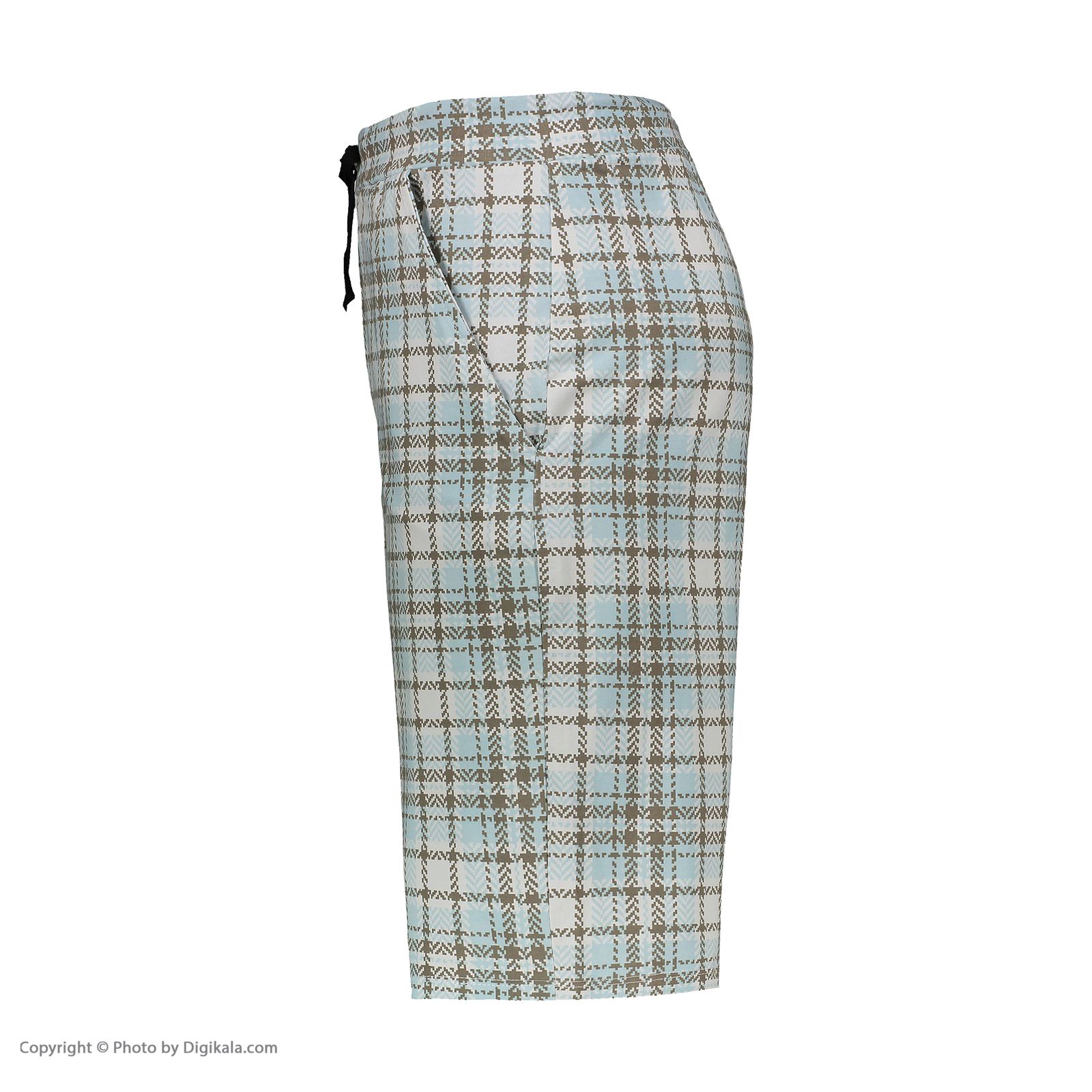 ست تی شرت آستین کوتاه و شلوارک مردانه ناربن مدل 1521300_7051 رنگ آبی روشن - - 4