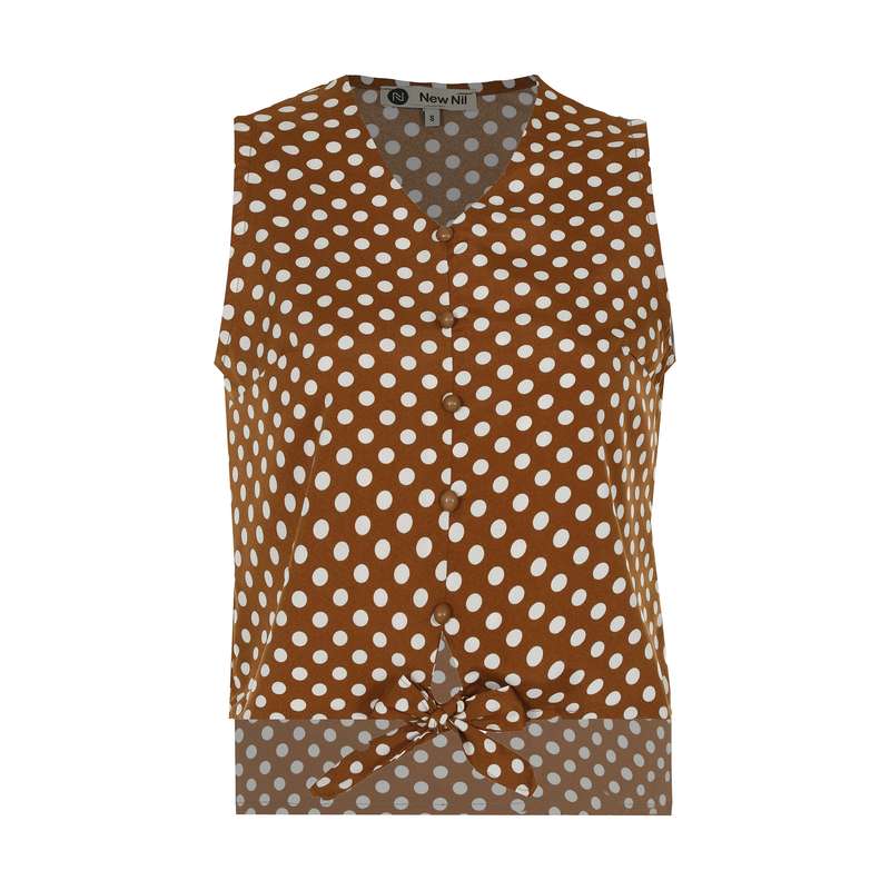 تاپ زنانه نیو نیل مدل TP17-Brown