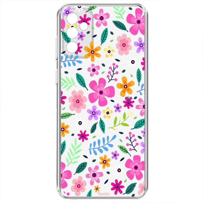 کاور طرح گل مناسب برای گوشی موبایل سامسونگ Galaxy A14 