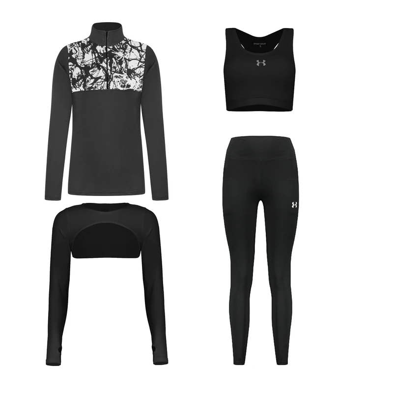 ست چهار تکه لباس ورزشی زنانه مدل 1801-4104-276-70