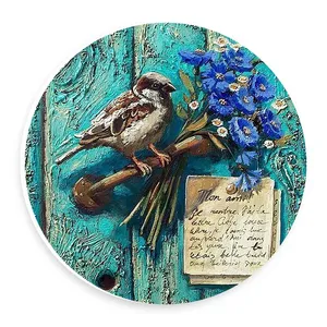 دیوارکوب طرح پرنده و شاخه های گل مدل wtb930