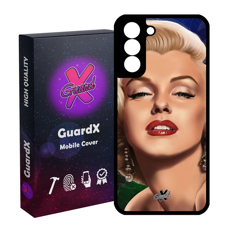 کاور گارد ایکس طرح Marilyn Monroe مدل Glass10300 مناسب برای گوشی موبایل سامسونگ Galaxy S21 FE