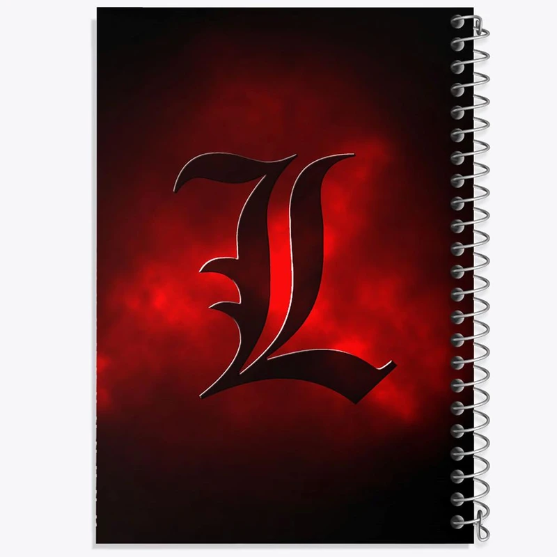 دفتر مشق 50 برگ خندالو مدل ال انیمه دفترچه مرگ Death Note  کد 11288