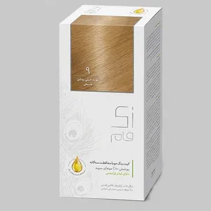 Zi Fam 9 Very Bright Blonde Natural Hair Color Kit 50 ml