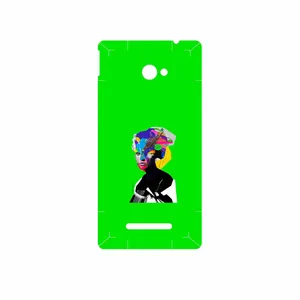 MAHOOT Collage of Women Portrait 3 Cover Sticker for HTC 8X
