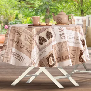 سفره شش نفره مادام کوکو مدل Chayne-R140.Kahve