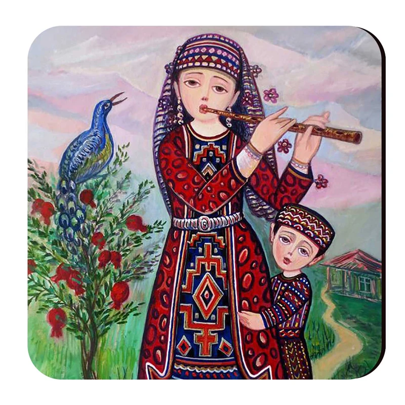 زیرلیوانی طرح مهر مادری کد wzl150
