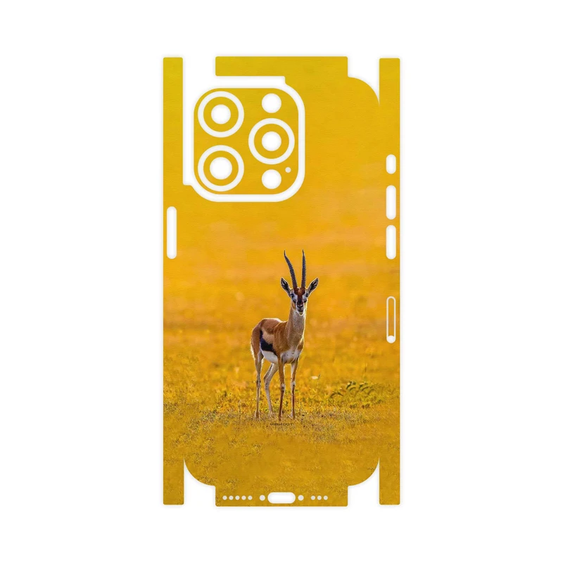 برچسب پوششی ماهوت مدل Gazelle-FullSkin مناسب برای گوشی موبایل اپل iPhone 15 Pro