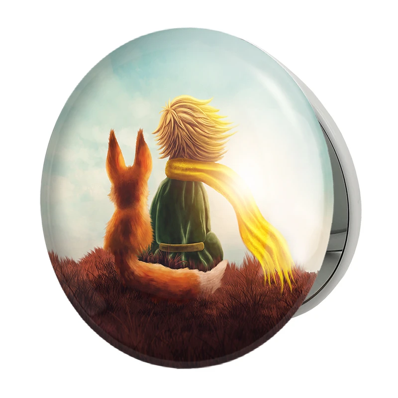 آینه جیبی خندالو طرح شازده کوچولو مدل تاشو کد 1829 