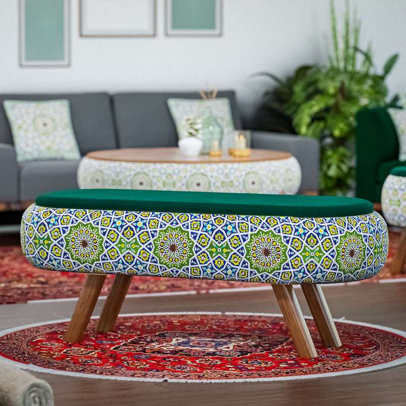 پاف مدل نیمکتی کد AK-67 120