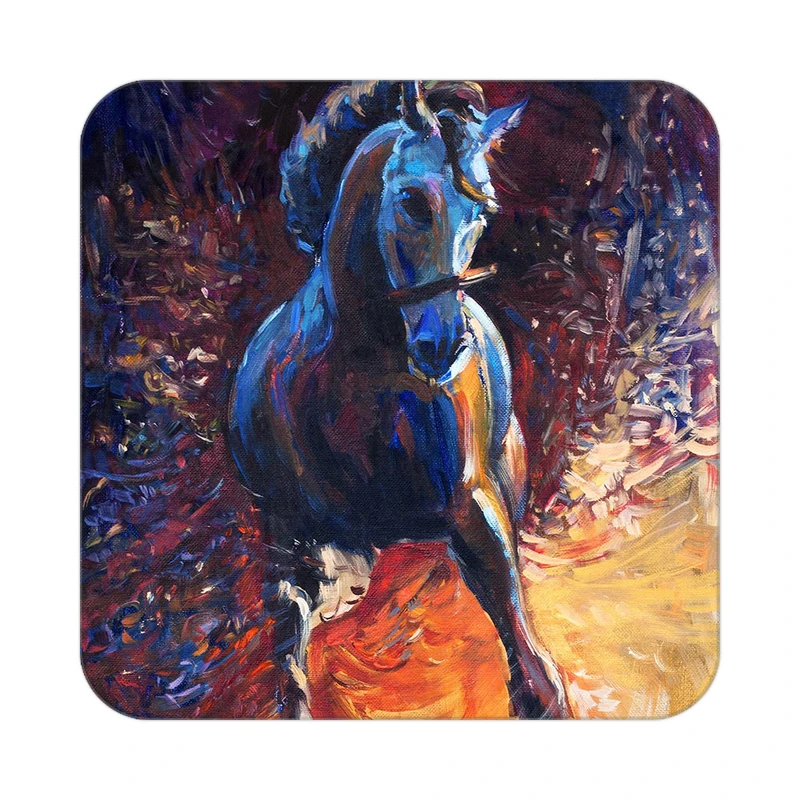 زیر لیوانی کاکتی طرح نقاشی رنگ روغن مدل mg10565