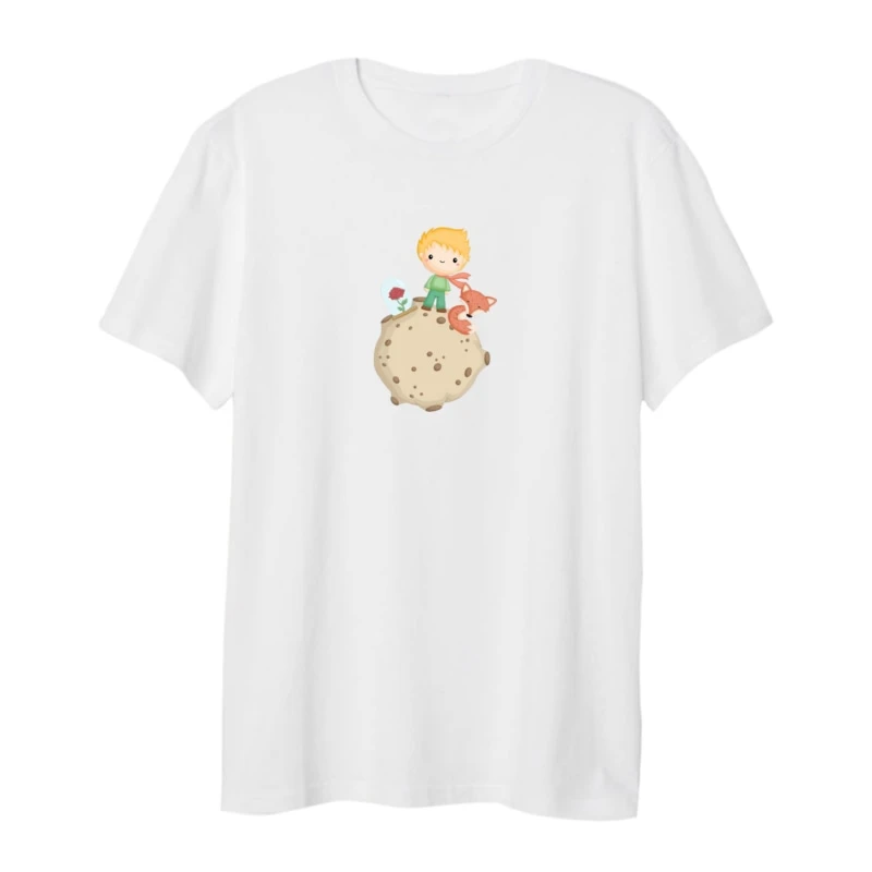 تی شرت لانگ زنانه مدل شازده کوچولو کد۵